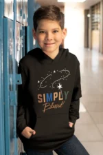 Simply Blessed – Kids’ Christian Hooded Sweatshirt