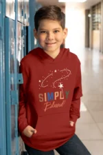 Simply Blessed – Kids’ Christian Hooded Sweatshirt
