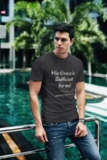 His Grace Is Sufficient for Me – Men’s Classic Christian T-Shirt