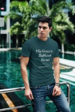 His Grace Is Sufficient for Me – Men’s Classic Christian T-Shirt