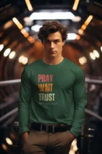 Men-Full-Sleev-Pray-Wait-Trust-Bottle-Green 161733416900.png
