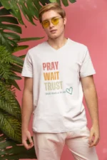 Men-V-neck-Pray-Wait-Trust-white 1001733492081.png