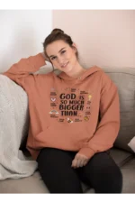 Women-Hoodie-God-is-Bigger-Than-Coral God Is So Much Bigger – Hooded Sweatshirt for Women