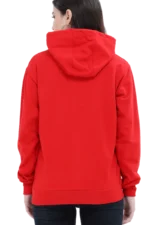 Women Hoodies Created With A Purpose Red Back