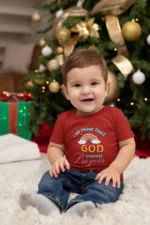 Kids’ Christian T-Shirt – “I Am Proof That God Answers Prayers”