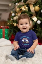 Kids’ Christian T-Shirt – “I Am Proof That God Answers Prayers”