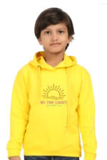 Kids’ Christian Hooded Sweatshirt: “Be the Light” – Inspirational Bible Verse Hoodie