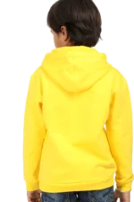 Kids Hoodie Be The Light Yellow Back