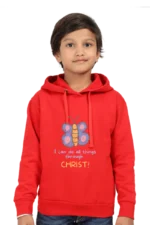 Kids’ Christian Hooded Sweatshirt: “I Can Do All Things Through Christ” – Inspirational Bible Verse Hoodie