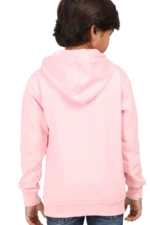 Kids Hoodie I Can Do All Things Lite Pink Original Back