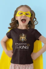 Girls’ Christian T-Shirt: “Daughter of the King” – Inspirational Bible Verse T-Shirt