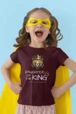 Girls’ Christian T-Shirt: “Daughter of the King” – Inspirational Bible Verse T-Shirt