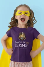 Girls’ Christian T-Shirt: “Daughter of the King” – Inspirational Bible Verse T-Shirt
