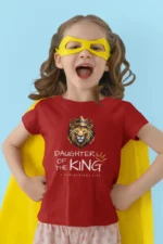 Girls’ Christian T-Shirt: “Daughter of the King” – Inspirational Bible Verse T-Shirt