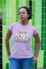 Kids’ Christian T-Shirt: “Trust in the Lord with All Your Heart” – Inspirational Bible Verse T-Shirt