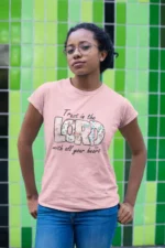 Kids’ Christian T-Shirt: “Trust in the Lord with All Your Heart” – Inspirational Bible Verse T-Shirt
