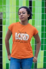 Kids’ Christian T-Shirt: “Trust in the Lord with All Your Heart” – Inspirational Bible Verse T-Shirt