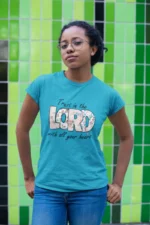Kids’ Christian T-Shirt: “Trust in the Lord with All Your Heart” – Inspirational Bible Verse T-Shirt