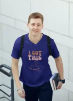 Men-V-Neck-I-got-this-stop-worrying-Royal-Blue 991736927167.png