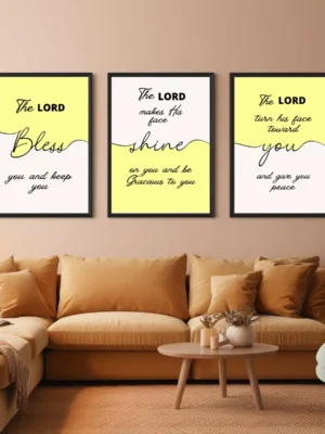 Framed Poster 18x24 The Blessing Set 3