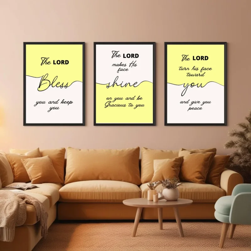 Framed Poster 18x24 The Blessing Set 3