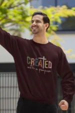 Men-Sweatshirt-Created-with-purpose-Maroon 101740681183.png