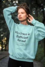 Women-sweatshirt-His-Grace-is-sufficient-for-me-Mint 821739886763.png