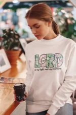 Women-sweatshirt-The-Lord-is-my-Light-and-my-salvation-White 691739351135.png