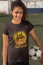 Let Your Light Shine – Kids’ Christian Bible Verse Printed T-Shirt