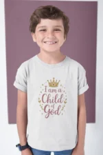 Kids-T-shirt-I-am-a-Child-of-God-White I Am a Child of God – Kids’ Christian Bible Verse Printed T-Shirt