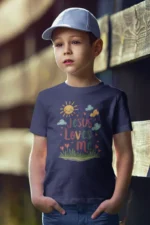 Jesus Loves Me – Kids’ Christian Bible Verse Printed T-Shirt