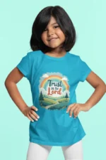 Trust in the Lord – Kids’ Christian Bible Verse Printed T-Shirt
