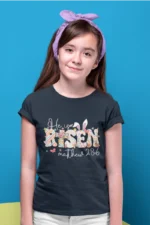 He Is Risen – Kids’ Christian Bible Verse T-Shirt