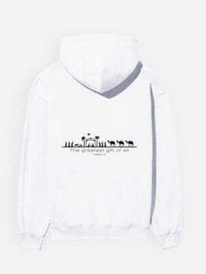 Unisex Christmas Hoodie – “The Greatest Gift of All”