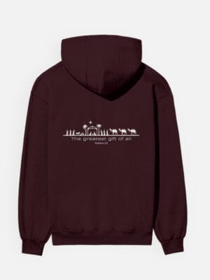 The Greatest Gift of All - Unisex Christmas Hoodie – Dark