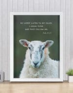 My Sheep - Christian Framed Poster WallArt 18x24"