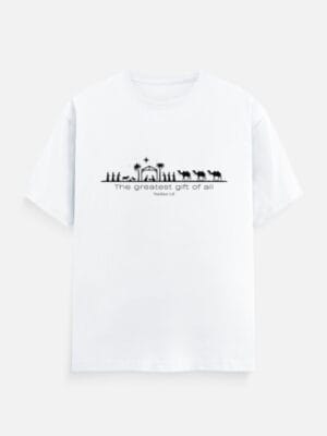 Men’s Christmas T-Shirt – “The Greatest Gift of All”