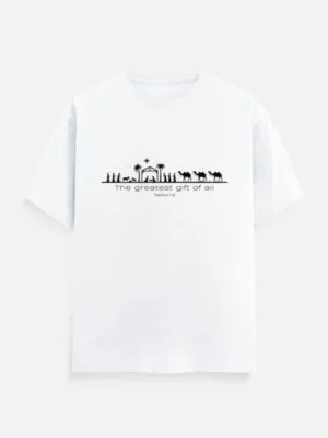 Men’s Christmas T-Shirt – “The Greatest Gift of All”