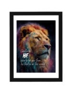 Greater is He - Christian Framed Poster WallArt 18x24"
