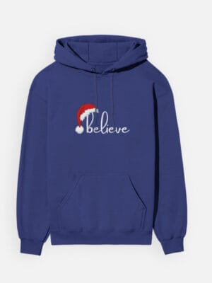 Believe - Unisex Christian Christmas Hoodie – Dark