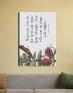 Isaiah 40:31 Christian Canvas Wall Art 20 x 30"