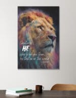 Greater is He - Christian Acrylic Poster WallArt